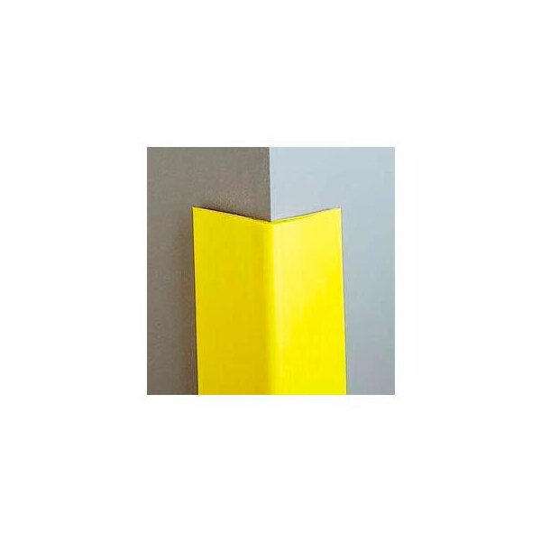 Vinyl-4" Wing Corner Guard, 4'H, Safety Yellow, Heavy Duty Vinyl